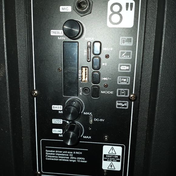 Karaoke Bluetooth speaker - Picture 7 of 7